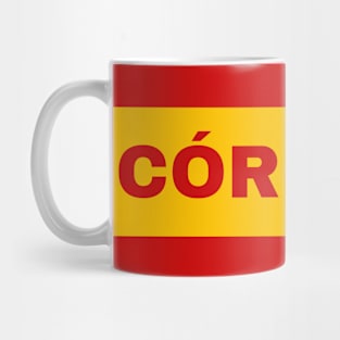 Córdoba City in Spanish Flag Colors Mug